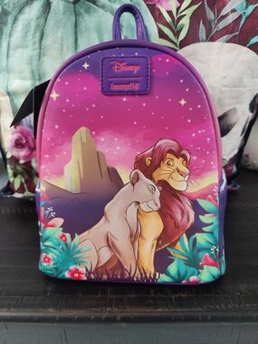 Loungefly The Lion King Purple Mini Backpack
